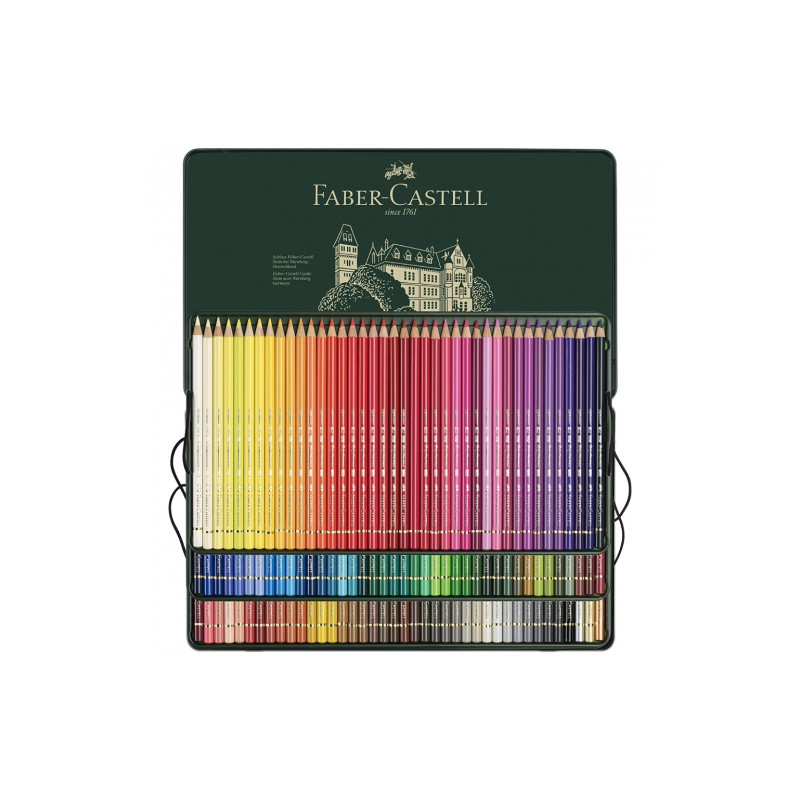 Faber-Castell polychromos zestaw 120 kredek - sklep plastyczny - szał