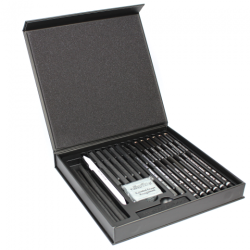 Cretacolor black box set of drawing a wooden box