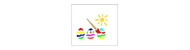 Easter templates - Easter eggs, bunnys, chickens