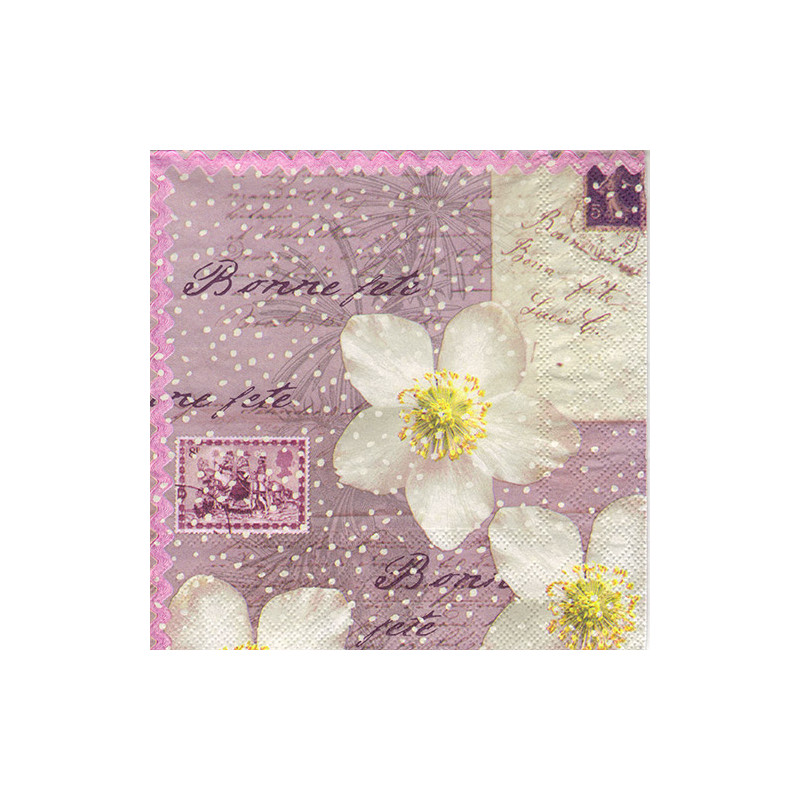 Decoupage Napkin Ambiente 6-13307535 bonne fete - szal art - sklep pla
