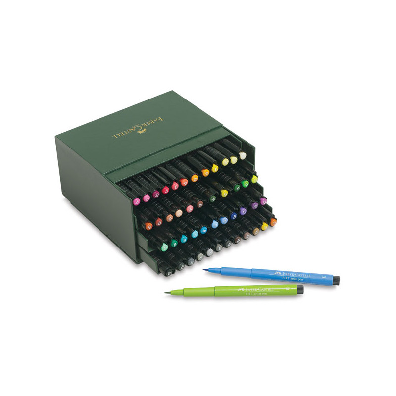 Faber-Castell set of 48 PITT Artist Pen Brush pens - szal art - sklep