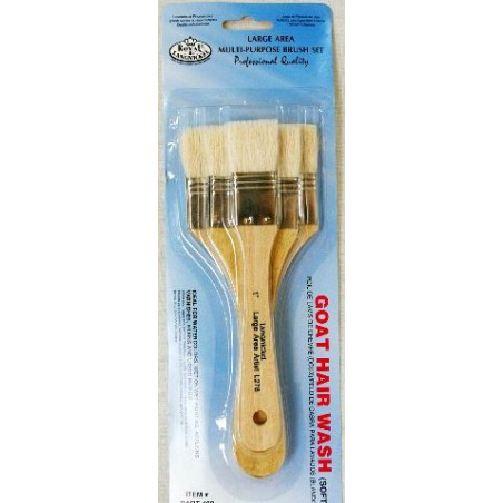 Goat hair wash brushes soft