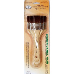 Brown camel hair brushes extra soft