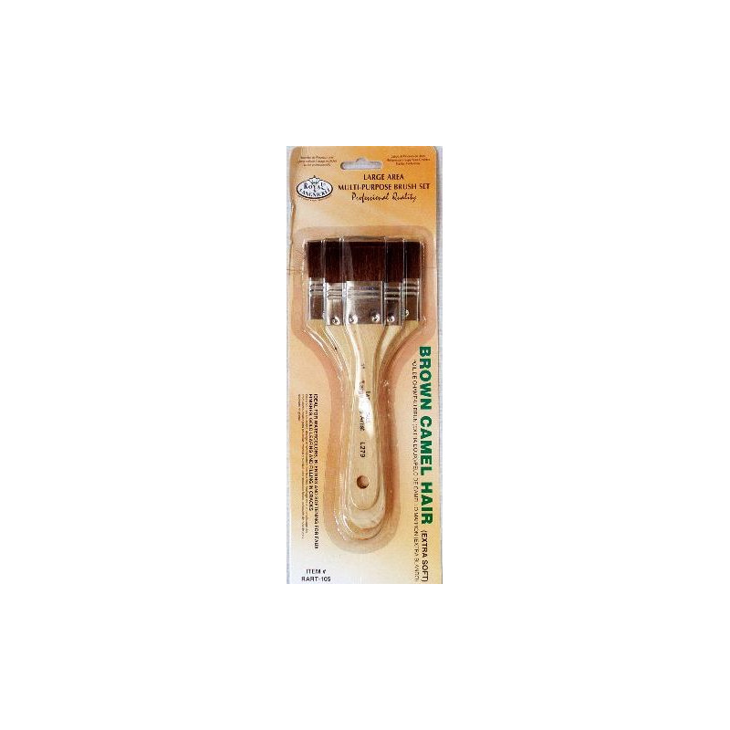 Brown camel hair brushes extra soft