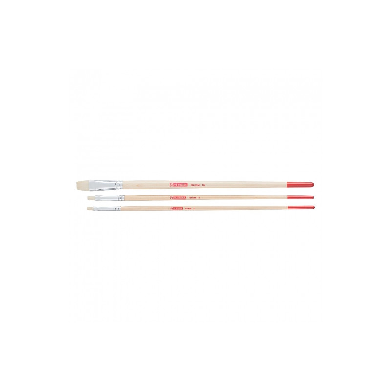 Talens artcreation set of 3 flat bristles brushes