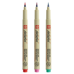 Sakura pigma brush cienkopisy - sklep plastyczny - szał dla plastyków