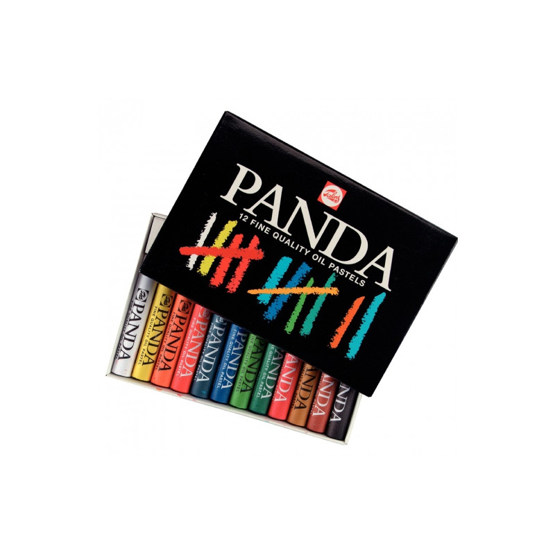 Talens panda zestaw 12 pasteli olejnych - sklep plastyczny - szał dla
