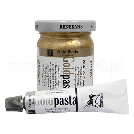 Renesans pasta pozłotnicza 20ml - sklep plastyczny - szał dla plastykó