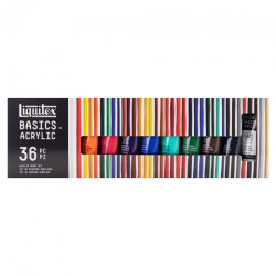 Liquitex basics set of acrylic paints 36x22ml