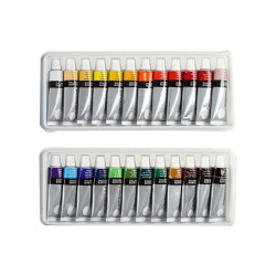 Daler Rowney simply farby akwarelowe 24x12ml - sklep plastyczny - szał