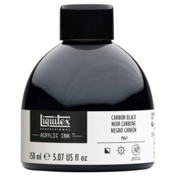 Liquitex tusz akrylowy 150 ml 337 carbon black - sklep plastyczny - sz