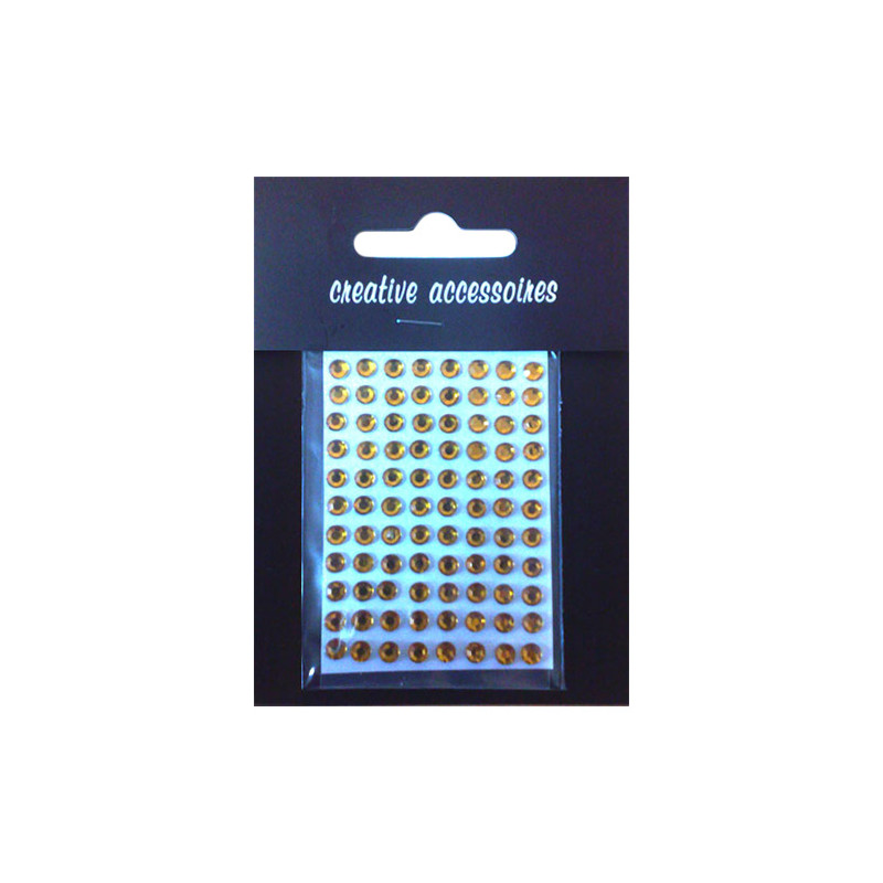 Self-adhesive Rhinestone 4mm stickers 84-88 pcs. - szal art - sklep pl