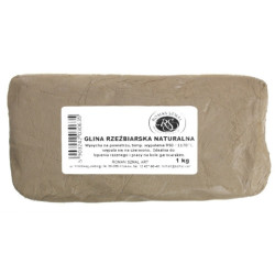 Glina rzeźbiarska naturalna - sklep plastyczny - szał dla plastyków