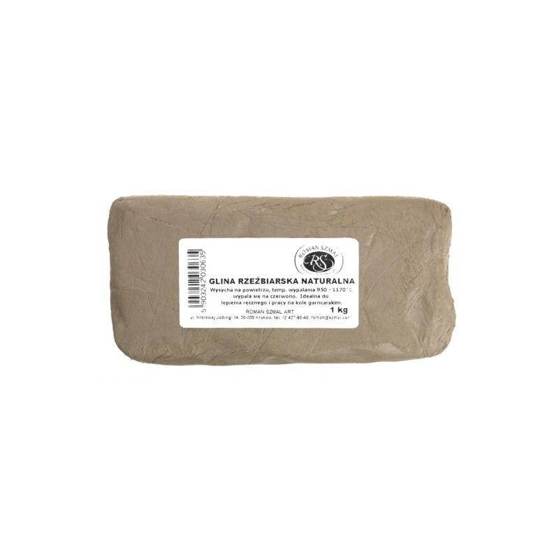 Natural sculpting clay - art store - a craze for artists