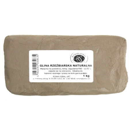 Natural sculpting clay - art store - a craze for artists