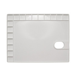 Leniar plastic square rectangular palette 28x21,5cm - sklep plastyczny