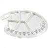 Plastic oval palette 34x24.5cm YM-B5