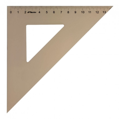 Ekierka plastikowa 45st 21cm - sklep plastyczny - szał dla plastyków