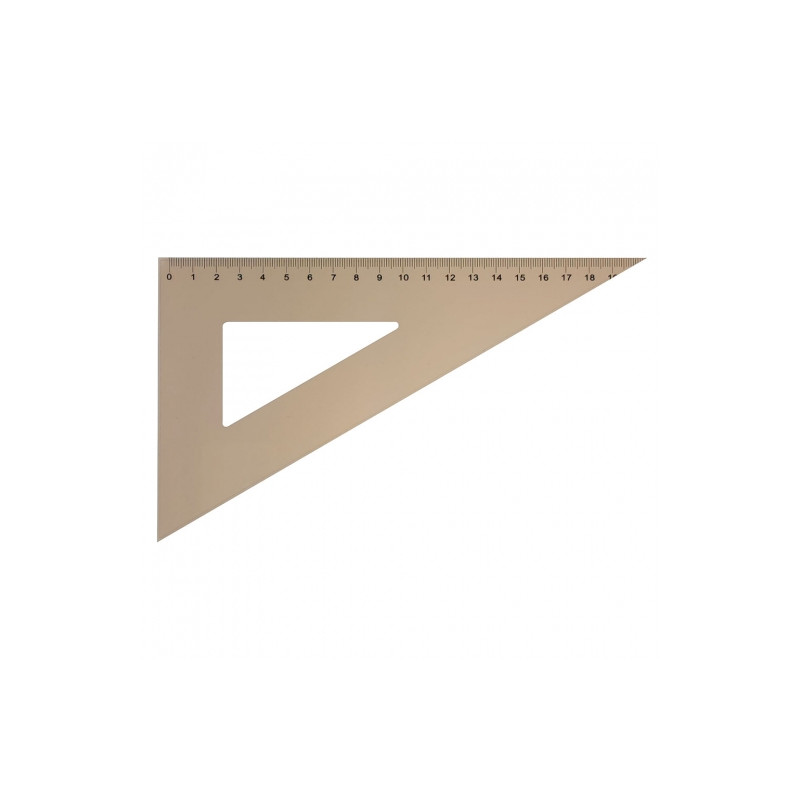 Ekierka plastikowa 60st 21cm - sklep plastyczny - szał dla plastyków