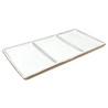 Renesans rectangular porcelain palette 9x17.5 cm