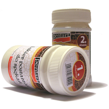 Pentart decoupage werniks do spękań dwuskładnikowy 100ml - sklep plast