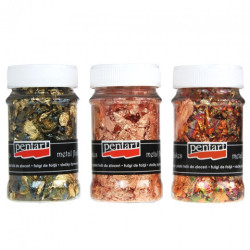 Pentart folia, płatki w kawałkach kolor - sklep plastyczny - szał dla