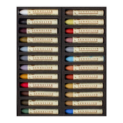 Sennelier artists oil pastels set of 24 x still life colours