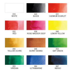 Kuretake gansai tambi set of 12 watercolors