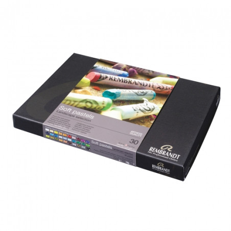 Talens rembrandt artists soft pastels set of 30 general pastel selecti