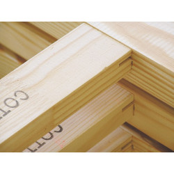 Wide loom crossbars - art store - a craze for visual artists.