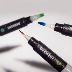 Derwent brush tip ink filling pen medium