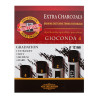 Koh-i-noor gioconda set of 4 pressed black coals