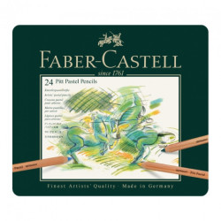Faber-Castell pitt pastel zestaw 24 pasteli suchych w kredce - sklep p