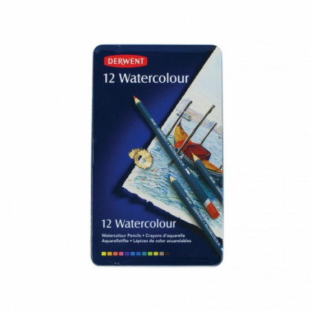 Derwent watercolor crayons 12 pieces