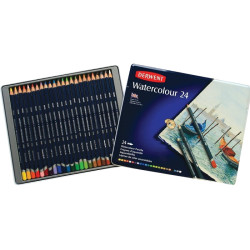 Derwent watercolor set of crayons 24 colors