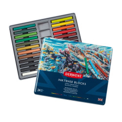 Derwent inktense ink in pencil 24 colors