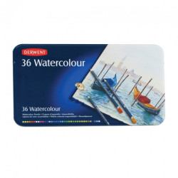Derwent set of crayons watercolor 36 colors