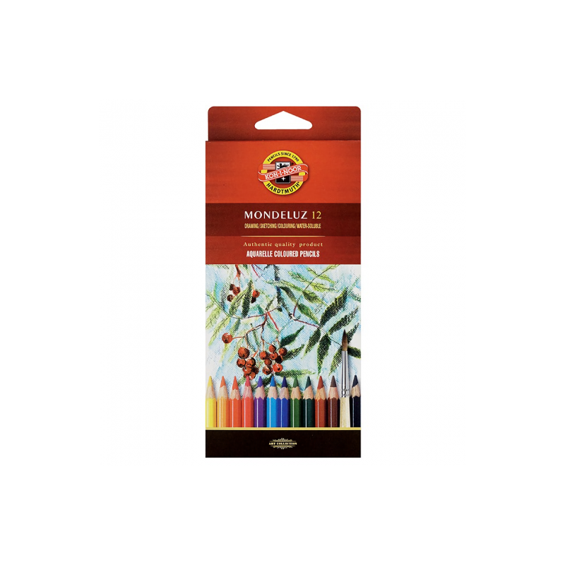 Koh-i-noor mondeluz set of 12 watercolors pencils carton pack