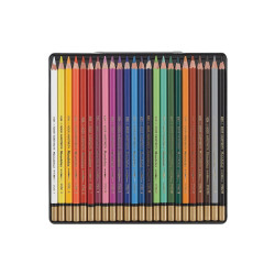 Koh-i-noor mondeluz zestaw 24 akwarelowych kredek metal opak - Szał dl