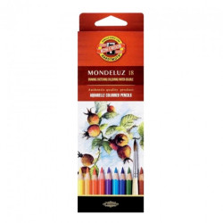 Koh-i-noor mondeluz set of 18 watercolors pencils carton pack