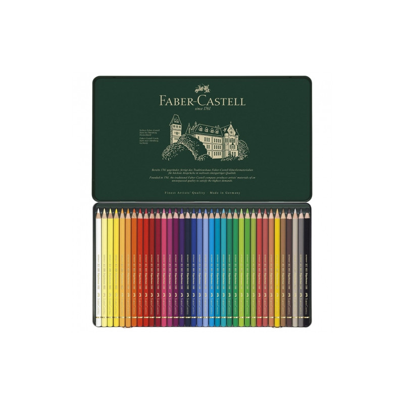 Faber-Castell polychromos zestaw 36 kredek  - sklep plastyczny - szał