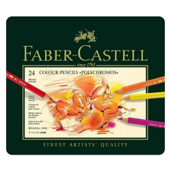 Faber-Castell polychromos zestaw 24 kredek - sklep plastyczny - szał d