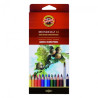 Koh-i-noor mondeluz set of 24 watercolors pencils carton pack