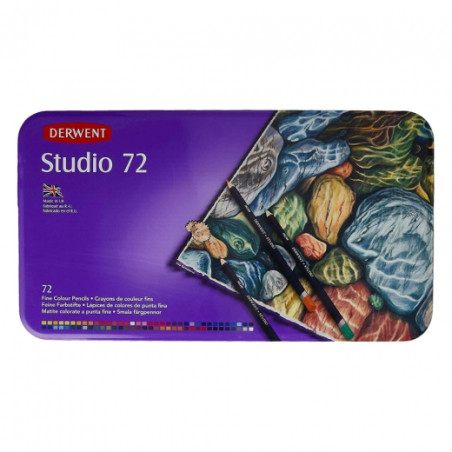 Derwent studio set of crayons 72 colors