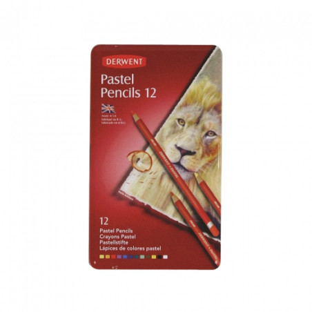 Derwent Pastel pastels set in a 12 color pencil