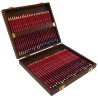 Derwent pastel set of crayons 48 colours wooden case