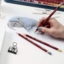 Derwent pastel set 72 pencils wooden box