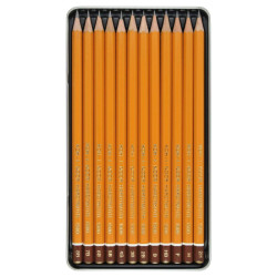 Koh-i-noor graphite pencils set of 12 pencils 8B-2H