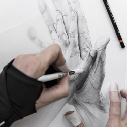 Derwent graphic hard pencils for sketching 12 hardness B-9H