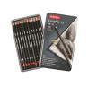 Derwent graphic soft pencils for sketching 12 hardness 9B-H